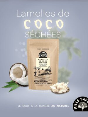 Lamelles de coco séchées