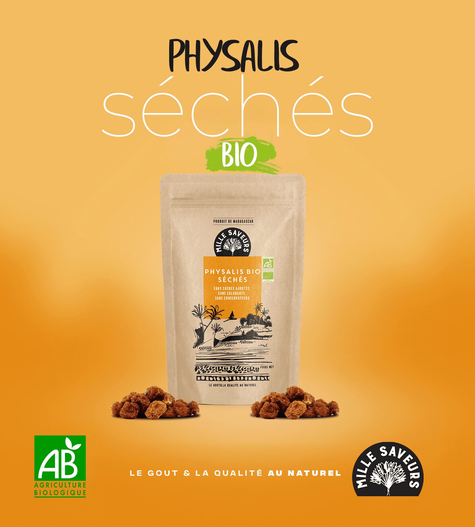 Physalis BIO séchés