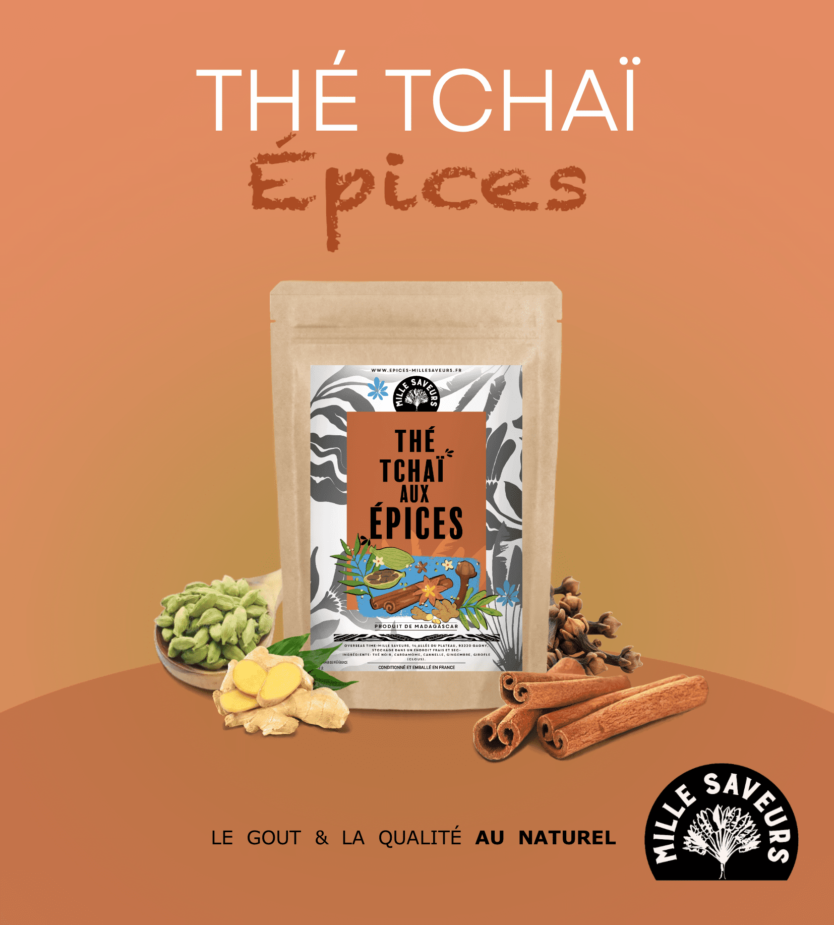 Thé Tchai aux Épices de Madagascar