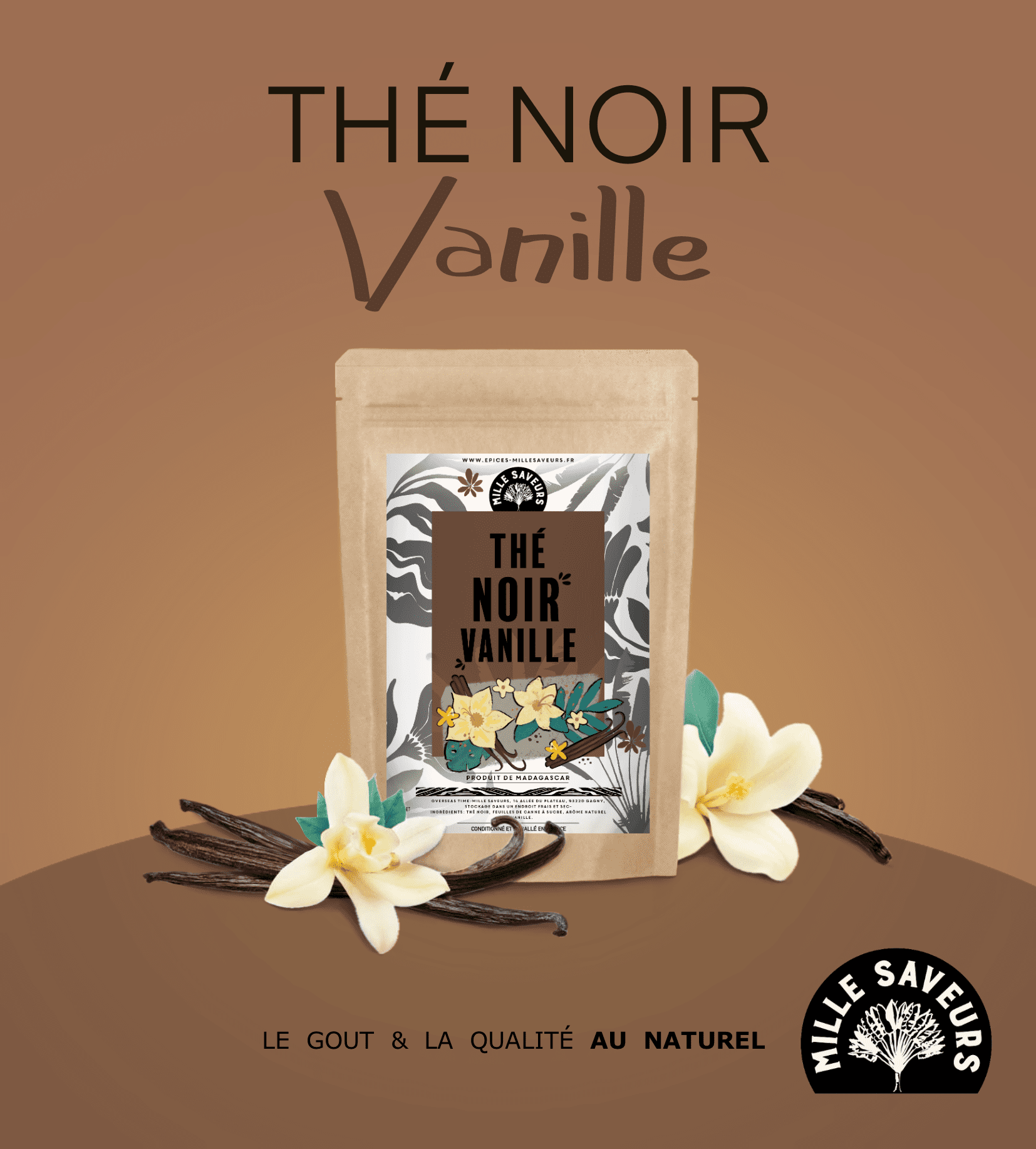 Thé Noir à la Vanille de Madagascar