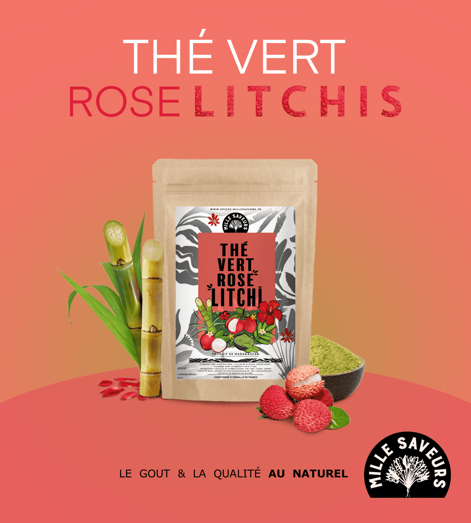 Thé Vert Rose Litchis
