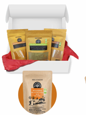 Coffret beauté gourmand aux 3 poudres BIO de Madagascar